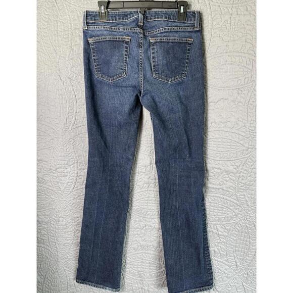 Gap Bootcut Jeans Womens Size 10 Long Blue Cotton Blend Distressed Mid Rise - Picture 7 of 9